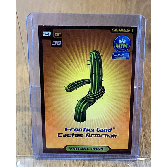 Virtual Magic Kingdom VMK Disney Frontierland Cactus Armchair - Picture 1 of 2